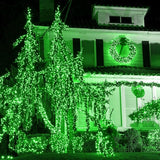 164Ft 500 LED Green St. Patrick's Day Lights, Waterproof 8 Twinkle with Memory Functions Green String Lights for | Lumora