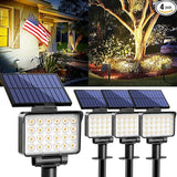 Solar Spot Lights Outdoor Waterproof for Flag, Tree, House, Garden, Yard, 3 Brightness Modes Solar Powered | Lumora