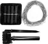 Hometown Evolution, Inc. Solar Powered Micro LED String Lights - 100 LED, 33 Feet - Multi Colored, 8 Modes, Outdoor | Lumora