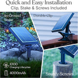 Brightech Ambience Pro Super Bright Solar - 48 Ft Remote Control Outdoor String Lights with Shatterproof Commercial | Lumora