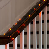 Orange Fairy Holiday String Lights, 33 ft / 10 m - 300 LED Orange Twinkle Firefly Lights for Indoor or Outdoor | Lumora
