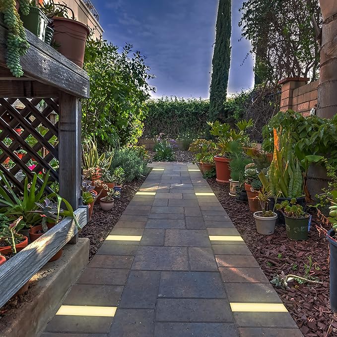 LUMENGY Paver Light 3x8 Inch (2.95x7.87), 2700K Warm White, Glare-Free Brick Lighting for - Outdoor Path Light | Lumora