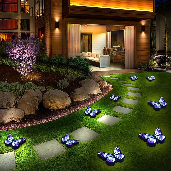 Ground Lights, Equipped with 4 Solar Lights for Outdoor Waterproofing, 14 LED Solar Landscape Lighting, Suitable | Lumora