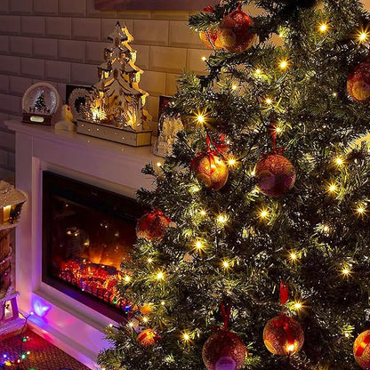 328 FT 1000 LED Christmas Lights, Waterproof Christmas Lights Outdoor with 8 Modes&Timer, Plug in Fairy Light for Xmas Garden Patio Tree Party Holiday Decoration (Warm White