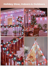 C9 LED Christmas Lights Outdoor, 81 Feet 100 LED String Lights with Timer & 8 Light Mode, Waterproof Commercial | Lumora