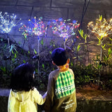 JJGoo Solar Firework Lights, 2 Pack 120 LEDs 2 Lighting Modes Solar Garden Lights Outdoor Waterproof for Yard Patio | Lumora