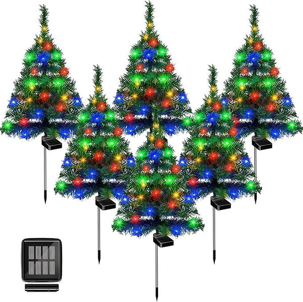 2026 New Solar Christmas Tree Lights Holiday Decorations, Outdoor Courtyards, Gardens, Lawns, Small Path Ligh | Lumora