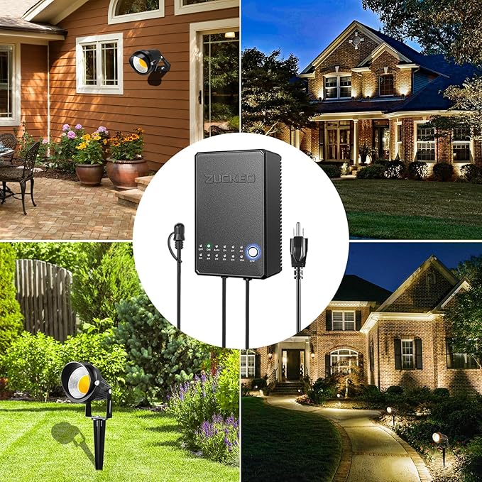ZUCKEO All-in-One Low Voltage Landscape Lighting Kit, 5W LED Landscape Lights with Transformer, 120FT Wire and | Lumora