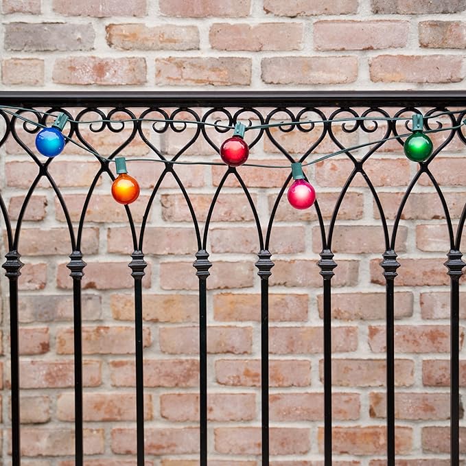 Wintergreen Lighting C7/E12 Light Stringer, E12 Sockets, 12” Socket Spacing, Outdoor String Patio Christmas Lights | Lumora