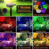 WELALO Solar Color Changing Spot Lights Outdoor, Waterproof Solar Halloween Lights, 7 Modes Multicolor RGB | Lumora
