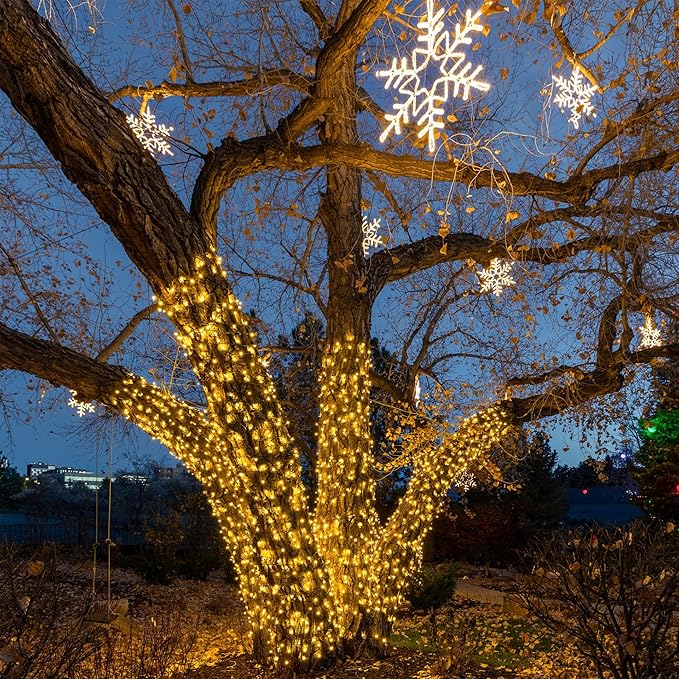 Novelty Lights 24FT 70 LED C6 Christmas String Lights, Outdoor Tree Commercial Grade LED Lights, Permanent | Lumora