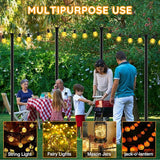 10 Pack String Light Poles,Poles for Outdoor String Lights 10 Ft Metal Poles with Fork for Outdoor String | Lumora