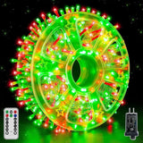 Christmas Lights 600 LED 98FT, Waterproof Outdoor String Lights with Remote and Timer, 8 Modes Dimmable Fairy | Lumora