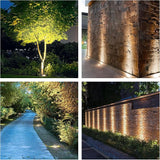 JESLED Landscape Lighting 6W LED Well Lights, 12V 24V Ground Lights 6000K Bright White, IP67 Waterproof Low Voltage | Lumora