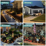 SOLPEX Mini Solar Ground Lights, 10 Pack Solar Lights Outdoor Waterproof, Pathway Lights Solar Powered, Solar | Lumora