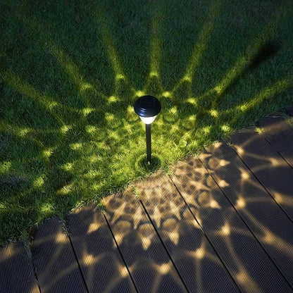 Solar-Powered Auto-Sensor Garden Stake Lights IP44 Waterproof All-Weather Frost&Heat Resistant Warm White LED 8-12H Runtime Easy Stake Install TwistOnOff ABS Durable Path/Gdn/Patio