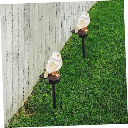 Solar Decorative Bird Light Led Solar Pathway Lamp for Garden Lawn and Outdoor Spaces Unique Bird-Shaped Design Random Colors for Landscape Lighting