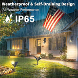 Solar Lights Outdoor Waterproof IP65,3000K Super Bright LED,2 Lighting Modes, Solar Powered Yard Garden Solar Spot | Lumora