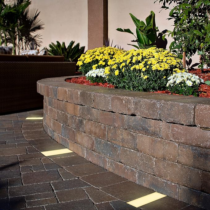 LUMENGY Paver Light 3×6 Inch (2.95 X 5.9), 2700K Warm White Glare-Free Illumination for Driveways, Pathways, Pool | Lumora