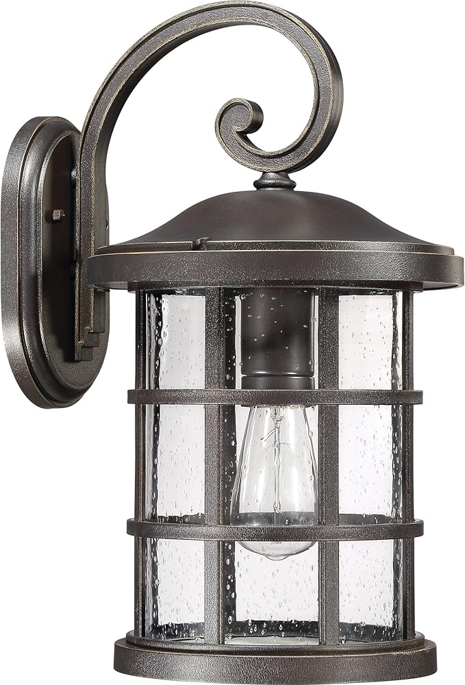 Quoizel Crusade 1-Light Palladian Bronze Outdoor Wall Lantern