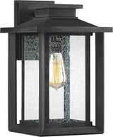 Quoizel Wakefield Vintage Wall Sconce, Coastal Armour 14 Inch 1-Light Earth Black Wall - Outdoor Path Light | Lumora