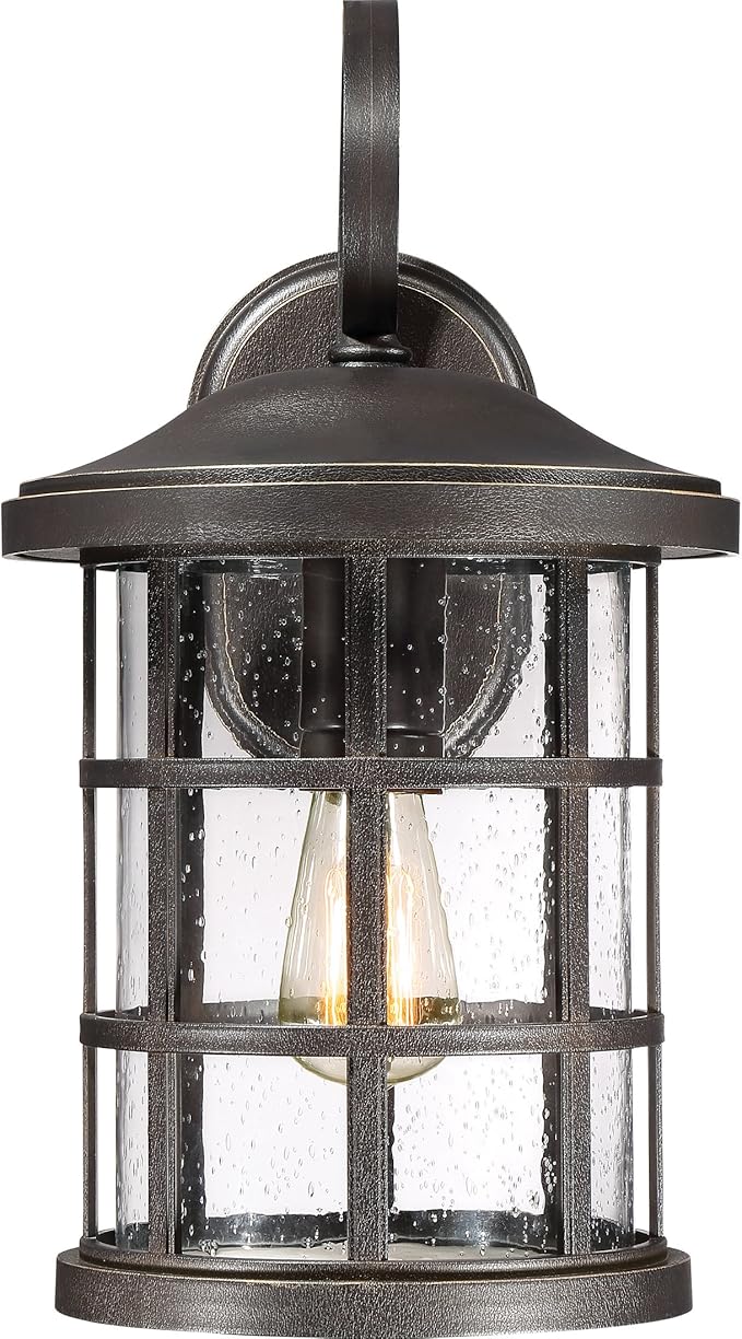Quoizel Crusade 1-Light Palladian Bronze Outdoor Wall Lantern