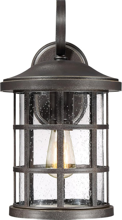 Quoizel Crusade 1-Light Palladian Bronze Outdoor Wall Lantern