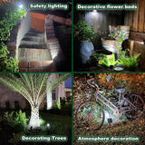 Anordsem Solar Spot Lights Outdoor: 1000mAh+ABS Waterproof Case 2 Pack - 2 White Light Modes for Yard Garden Path | Lumora