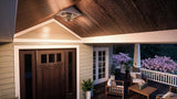 Urban Ambiance Luxury Colonial Outdoor Ceiling Light, Medium Size: 8" H x 15.25" W, with Tudor Style Elements | Lumora