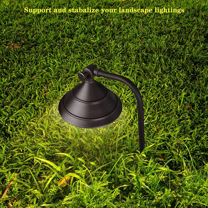 Ground Stake Spike for Outdoor Landscape Spot Path Solar Flood Light Replacement Light Stake Spike Part Holder | Lumora