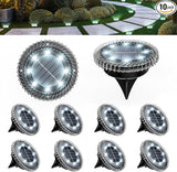 10 Pack Small Solar Ground Lights, Pathway Lights Waterproof, Outdoor Solar Light for Garden, Driveway, Walkway | Lumora