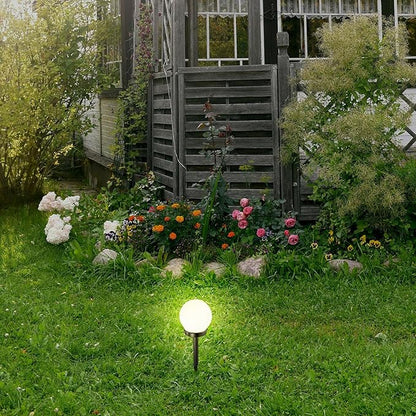 Solar Lawn Light Warm White Solar Garden Lamp Waterproof Outdoor Ground Plug Pathway Light for Yard Patio Landscape Decoration