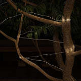 Pure Garden Solar-Powered 100 Fairy Lights, Warm White - Decorative Outdoor Light | Lumora