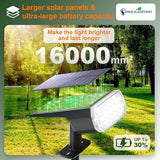 DINGLILIGHTING Solar Lights Outdoor Waterproof: IP65 Led Spot Light Decorations for Garden - 3 Lighting Modes Solar | Lumora