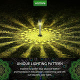 12Pack Solar Lights Outdoor Decorative, 8H Waterproof Auto Solar Garden Lights, Anti-Deform Stainless Steel Pathway | Lumora