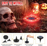 Flacchi Solar Ground Lights - Solar Powered Lights Outdoor Solar Disk Light Waterproof Landscape Light for Patio | Lumora