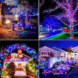 72ft 200LED Solar String Lights Outdoor with 8 Modes & Waterproof - Warm White Solar Fairy Lights for Garden | Lumora