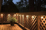 Enbrighten LED Bistro String Lights, 48ft, 24 Blow Molded Bulbs, Polarized, Indoor/Outdoor + UltraPro Wi-Fi Plug | Lumora