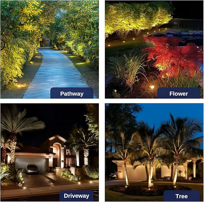 Gardenreet Low Voltage Well Light - Brass Ip65 All Weather In-Ground Hardwired LED Lighting, 12V Directional | Lumora