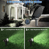 Solar Spot Lights Outdoor, Solar Landscape Spotlights IP65 Waterproof 9.8ft Cable, Auto On/Off Outdoor Wall Lights | Lumora