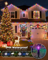 C9 Christmas String Lights Outdoor - 25.7 Feet 20 LED Christmas Pathway Lights with 20 Stakes Connectable | Lumora
