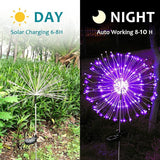 JJGoo Solar Firework Lights, 2 Pack 180 LEDs 2 Lighting Modes Solar Lights Outdoor Waterproof for Garden Patio | Lumora