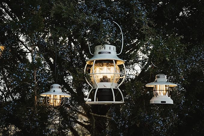 Barebones Edison Pendant Light – Vintage White, Vintage Rustic USB LED Hanging Light for Outdoor and Indoor Use – | Lumora