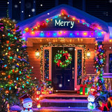 Brightown C9 LED Christmas String Lights, 2 Pack 66ft Multi-Color Outdoor Lights String with 100 Smooth Opaque | Lumora