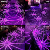 Christmas Solar Lights Outdoor 10 Pack Solar Pathway Lights Outdoor Halloween Decorations Waterproof Yard Lighting | Lumora