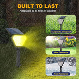 T-SUN Solar Spotlights Outdoor, Color Changing Landscape Lights, Halloween Lights Outdoor IP65 Waterproof Landscape | Lumora