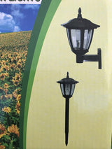 Solar Hexagon Wall Mount and Stakes Landscape Light with 6 Bright SMD White Color LED | Lumora