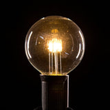 Hometown Evolution, Inc. 100 Foot G50 LED String Lights (LED G50 2 Inch 0.6 Watt Bulbs - Black Wire) for Patio | Lumora