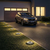 Solar Lights Outdoor， 2024 New Upgrade Disk Light， Solar in-ground Lights for Landscape Walkway Lawn Steps Decks | Lumora