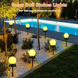 BlcTec Solar Pathway Lights Outdoor, Warm White Path Lights with 3-Sided Solar Panels, 18H Runtime, IP65 | Lumora